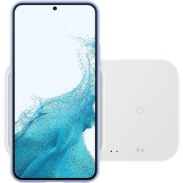 Samsung Wireless Charger Duo EP-P5400T para Auriculares, Smartphone y Smartwatch 15W - Blanco