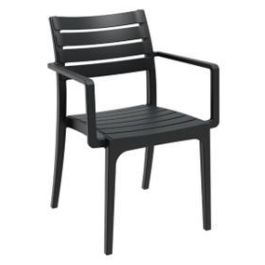 Silla Terraza Y Jardin DKD Home Decor Negro 52 x 84 x 57 cm (4 Unidades)