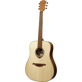 LAG Guitarra Acústica Folk Dreadnought Tramontane 70 - Natural Lag Satinado Tapa Abeto Engelmann Macizo