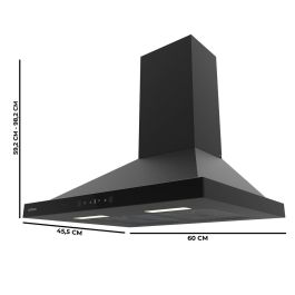 Campana Convencional Cecotec Flux PT 604400 Negro