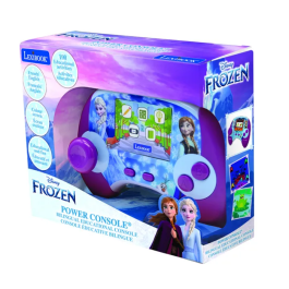 Lexibook Consola Educativa Bilingüe Francés/Inglés JCG100DPi1 Morado Pantalla LCD Frozen de 2,8 Pulgadas