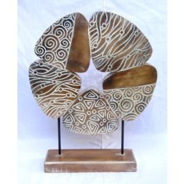 DKD Home Decor Decoración Balines Marron Blanco 10 x 51 x 40 cm Precio: 29.04. SKU: S3029271