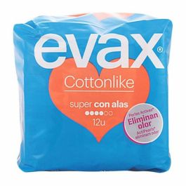 Evax Cottonlike Compresas Super Alas 12 u Precio: 2.5900004. SKU: S0556450