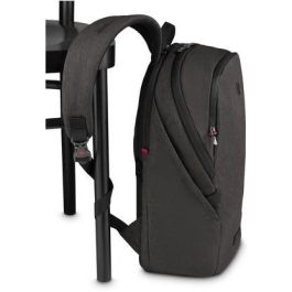 Wenger MX Light Mochila para portátil de 16 pulgadas con compartimento para tablet, poliéster gris, 21L
