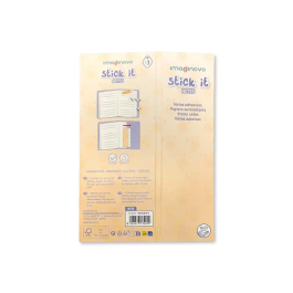 Imaginovo Bloc notas adhesivas marcapaginas patita perro 120 hojas 8x15x48 mm