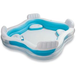 Piscina inflable INTEX con 4 asientos para niños y familias - 2,29x2,29x0,66m Precio: 64.49999985. SKU: S2416441