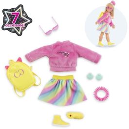 Accesorios para muñecas - COROLLE - Vestidor neón - Para muñeca maniquí de 28 cm - 7 accesorios - A partir de 4 años