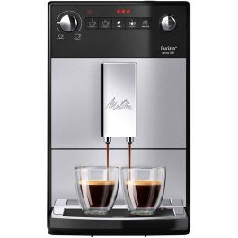 MELITTA F230-101 - Cafetera Purista - Espresso automático con molinillo de granos - 1450W - Tanque de agua 1,2L - Plata