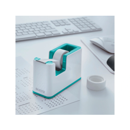 Portarrollos Leitz Wow Dualc/Cinta Turquesa Y Blanco