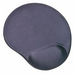 BESTLINE INF-55006 Alfombrilla para Ratón Gris de Gel con Descansa Muñecas y Base Antiderrapante