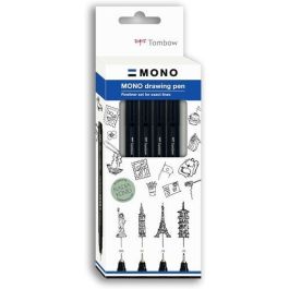 Rotulador Calibrado Tombow Mono Drawing Pen Punta Fina Negro Pack De 4 (005, 01, 03, 05) Precio: 10.69000031. SKU: B13WMY5JPK