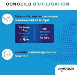Vetocanis Plak Fighter Pasta de dientes masticable para gatos, 30 tabletas, Sabor a pollo, Salud dental, combate placa y caries Vetocanis Plak Fighter Pasta de dientes masticable para gatos, 30 tabletas, Sabor a pollo, Salud dental, combate placa y caries