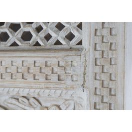 DKD Home Decor Estantería de Mango y MDF Blanca de 6 Estantes 40 x 200 x 180 cm