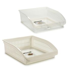 Organizador Multiusos Blanco Transparente Polipropileno 26 x 8,5 x 29 cm (24 Unidades)