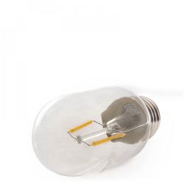 Bombilla LED Filamento T45 E27 2W 144 Lúmenes 2000K Luz Cálida Vintage Reemplazo Incandescente Ahorro Energía HO-LF-T45-E27-2W-WW
