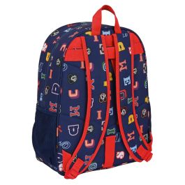 Safta Mochila Mickey Mouse "Only One" Adapt. Carro 33 cm Azul Marino 33x42x14 cm Poliéster