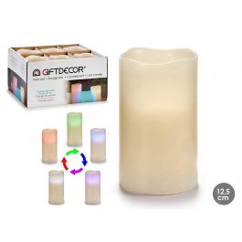 Vela LED Cambia Color 12.5 cm Giftdecor - Plástico y Cera, Crema (24 Unidades) Precio: 59.50000034. SKU: S3605066