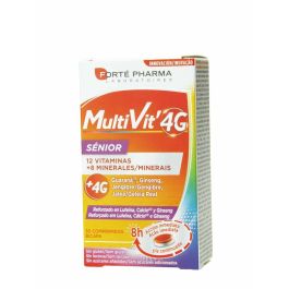Forté Pharma MULTIVIT 4G Senior: Suplemento con 12 Vitaminas, 8 Minerales, Ginseng, Jalea Real para Mayores 30 Comprimidos Precio: 10.5000005. SKU: B1DVNBSHEK