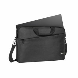 NATEC Beira Maletín para Portátil 15.6" (39.6 cm) Negro con Asa de Transporte y Bandolera