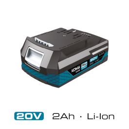 Koma Tools 20v-b2 Batería Li-ion 20V 2.0Ah con Indicador de Carga y Protección Antigolpes para Pro Series One For All Precio: 35.50000003. SKU: S7903575