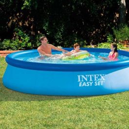 Intex Piscina Hinchable Redonda Easy Set con Depuradora de Cartucho 366x76cm (5621 Litros) +6 Años