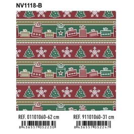Papel De Regalo Bobina Basika 31 Cm X 80 M (2 Kg Aprox.) Navidad (Nv1118-B 31 Cm) Precio: 10.69000031. SKU: B1CJ4WR9JJ