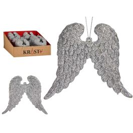 Adorno Árbol Navidad Ala Doble Plateado Krist+ 11x9.5x2 cm (48 Unidades) Precio: 48.50000045. SKU: B1KBV9QBQE