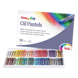 Ceras Pentel Oil Pastel Estuche De 50