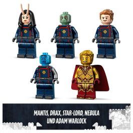 LEGO 76255 Nave de los Nuevos Guardianes Marvel Super Heroes Juego Construcción 1108 Piezas 10+ Años