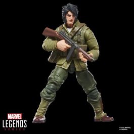Hasbro Marvel Legends Series - Figura de Wolverine (WWII Logan) con 7 Accesorios, 15 cm, Licencia Marvel