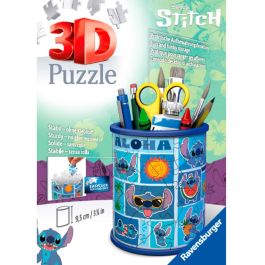 Disney Puzzle 3D Stitch Portalápices 54 Piezas - 9,5cm
