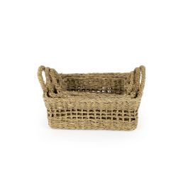 Privilege Set 3 Cestas Rectangulares con Asas 30 cm, 25 cm, 20 cm