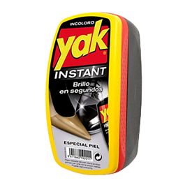 YAK Esponja Autobrillante Incolora para Calzado. Solución de Limpieza, Brillo, Protección e Impermeabilización para Zapatos 1 Unidad