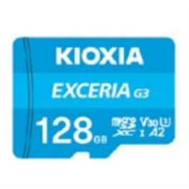 Kioxia EXCERIA G3 128 GB MicroSDXC UHS-I Clase 10 Velocidad Lectura 160 MB/s Escritura 50 MB/s Precio: 17.89000004. SKU: B1J53YSMEL