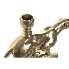 DKD Home Decor Figura Leopardo Candelabro Dorado Resina 6 x 14 x 25 cm Precio: 7.12206. SKU: S3016853