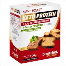 KETO PROTEIN Mini Toast Tostadas Proteína Keto para Aperitivos y Desayunos Bajos en Carbohidratos - 100Gr Precio: 4.7899995. SKU: B13W6Y44XX