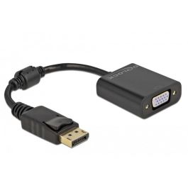 DeLOCK Adaptador DisplayPort 1.2 Macho a VGA Hembra Pasivo negro