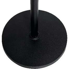 SBG Soporte De Micrófono Recto De Suelo Con Base Redonda 25Cm Ajustable 889-1625mm Negro Acero