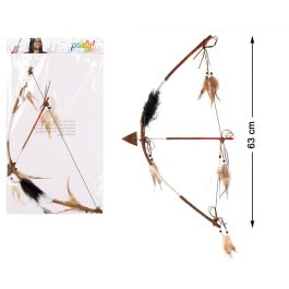 Arco Indígena con Flechas 63 cm para Disfraz de Tribu, Neandertal o Lejano Oeste Precio: 5.50000055. SKU: S1122838
