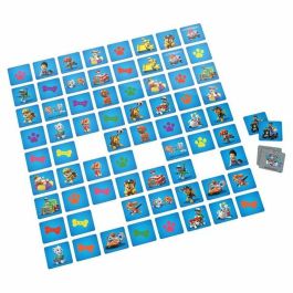 Spin Master 6066827 Juego de Memoria Patrulla Canina en Maletín Metálico de 72 Cartas, para Niños y Niñas +3 años.