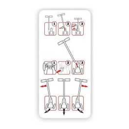 Stamp SKIDS CONTROL Scooter de Dirección 3 Ruedas Rosa Niño/Niña, Plataforma Antideslizante, ABEC 5, Freno Trasero