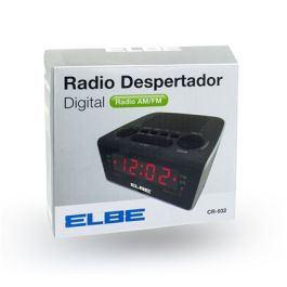 Radio Despertador Digital Radio Am/Fm Pantalla 7Cm ELBE CR-932