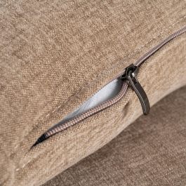 Sofá 2 Plazas Marrón Claro Tejido-Metal 189 X 92 X 88 cm