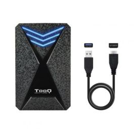 TooQ TQE-2550BL Caja Externa Gaming para Disco Duro 2.5" USB 3.1 Gen 1 (5Gbps) 4TB máximo SATA III sin tornillos Negro con LED azul TooQ TQE-2550BL Caja Externa Gaming para Disco Duro 2.5" USB 3.1 Gen 1 (5Gbps) 4TB máximo SATA III sin tornillos Negro con LED azul