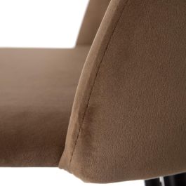 Taburete Alto Marrón Tejido-Metal Salón 40,20 X 48,20 X 102