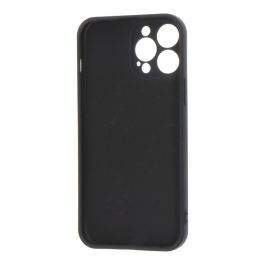 Carcasa negra de plástico soft touch para iphone 13 pro max