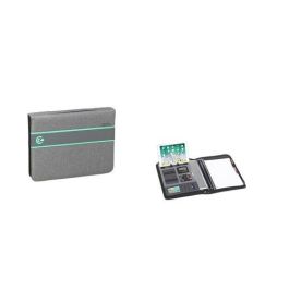 Carpeta De Congresos Carchivo Venture 34X26X45 Cm Cierre Cremallera, Bolsillo Ultrabook, Soporte Atril, Bolsillos Acce., 4 Anillas Y Asa Reforzada Gris 2 unidades Precio: 74.50000008. SKU: B14WYJHFSD