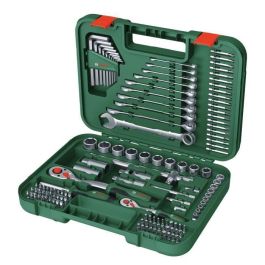 Juego de herramientas manuales Bosch Advanced de 132 piezas (para tareas de fijación pesadas, llaves, trinquetes, destornilladores y accesorios) Precio: 133.89000053. SKU: B1AVYK92XT