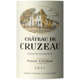 Château de Cruzeau 2018 Pessac-Léognan - Vino blanco de Burdeos