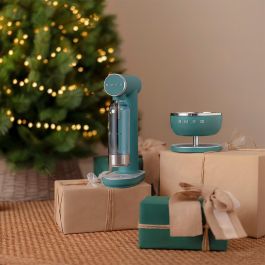 Smeg KSC01EGMWW Báscula de cocina electrónica, 5 kg, 1 g, Verde claro, Acero inoxidable, Aluminio, Plástico, Encimera